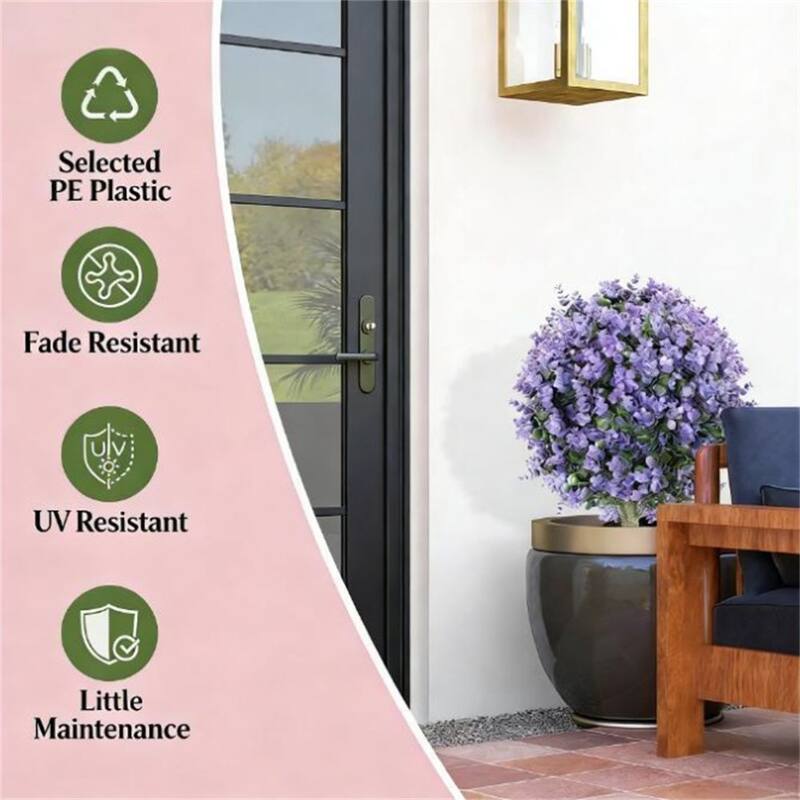 Artificial Ball Eucalyptus Pruning, Artificial Plants, Simulated Plants, Decorative Trees