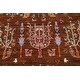 preview thumbnail 7 of 14, Tribal Pictorial Kazak Oriental Wool Area Rug Handmade Office Carpet - 3'3" x 4'11"