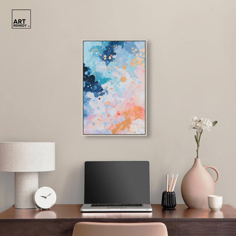 Vibrant Vortex Canvas by Art Remedy