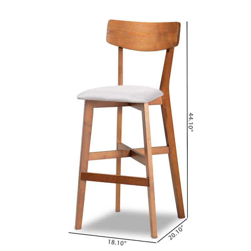Cameron Modern and Contemporary Transitional 2-PC Bar Stool Set