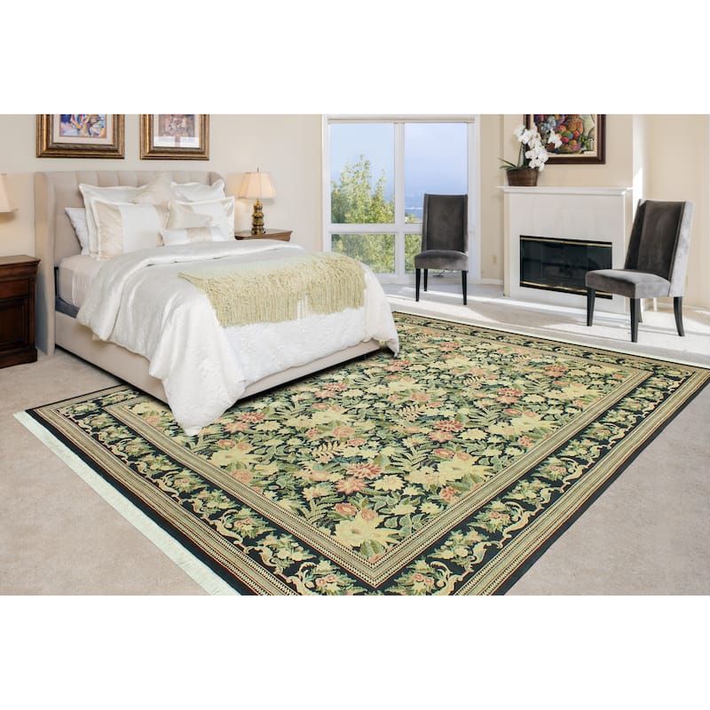 Pak-Persian Cordale Black/Gold Rug - 8'2" x 10'5"