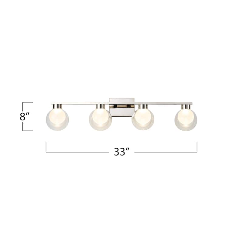 Artcraft Colton Bathroom Vanity - Polished Nickel Finish