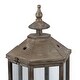 preview thumbnail 4 of 3, A&B Home Natural Graca Polygon Temple Garden Lanterns (Set of 2)