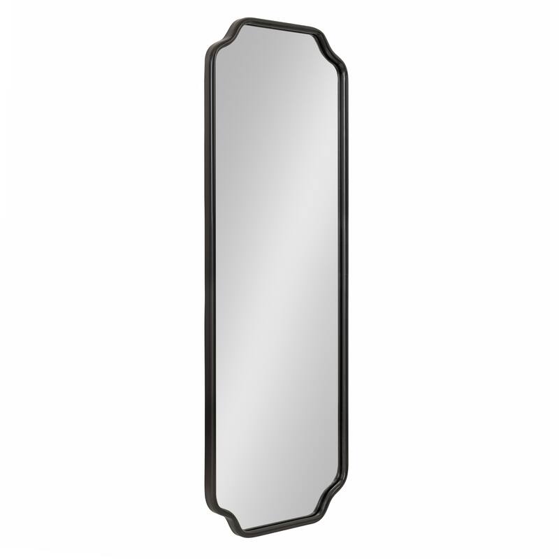 Kate and Laurel Plumley Framed Wall Mirror - 18x48 - Black