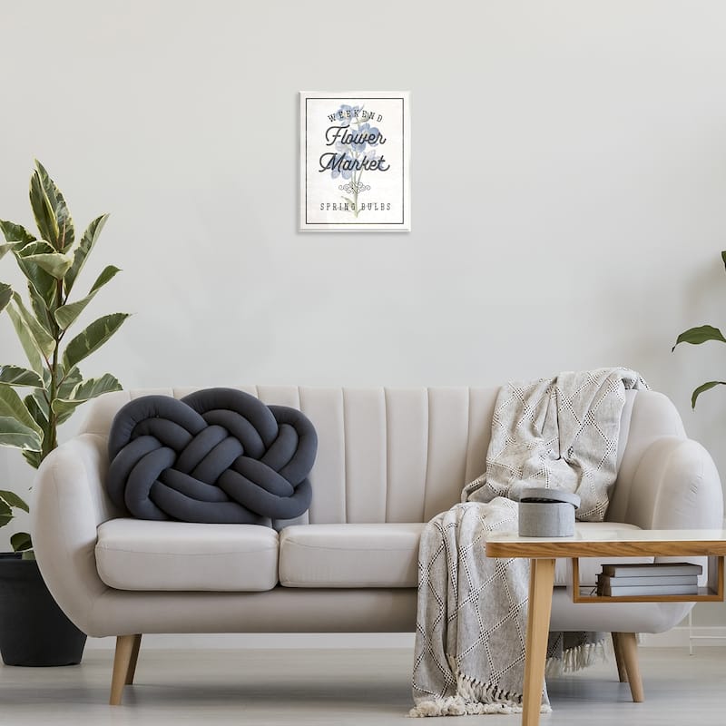 Stupell Weekend Flower Market Wall Plaque Art Design By Lil' Rue