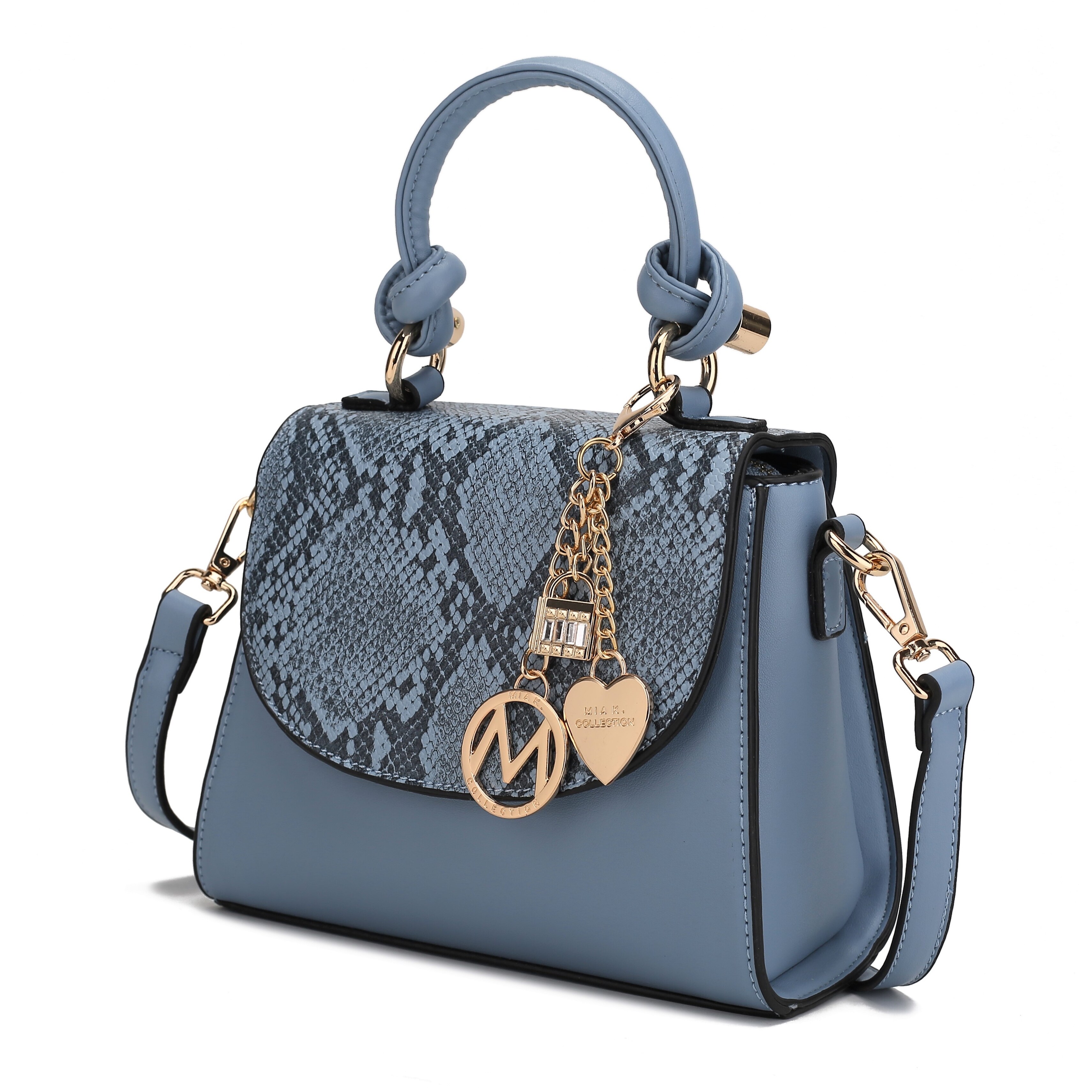 small snakeskin handbag