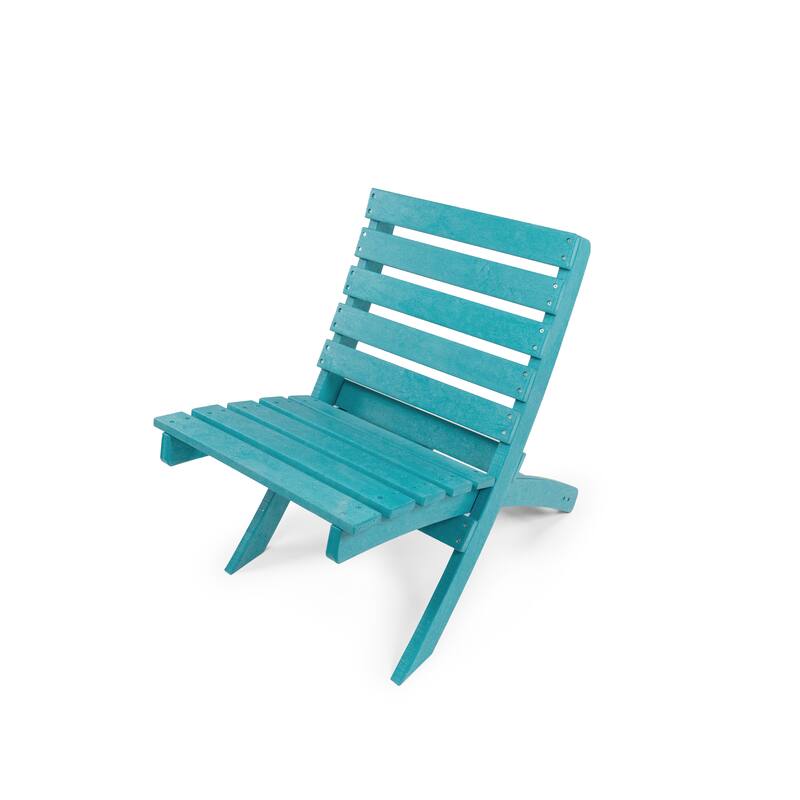 Versailles Quick Assembly All-Weather Outdoor Folding Patio Chair and Table Set - 3-piece