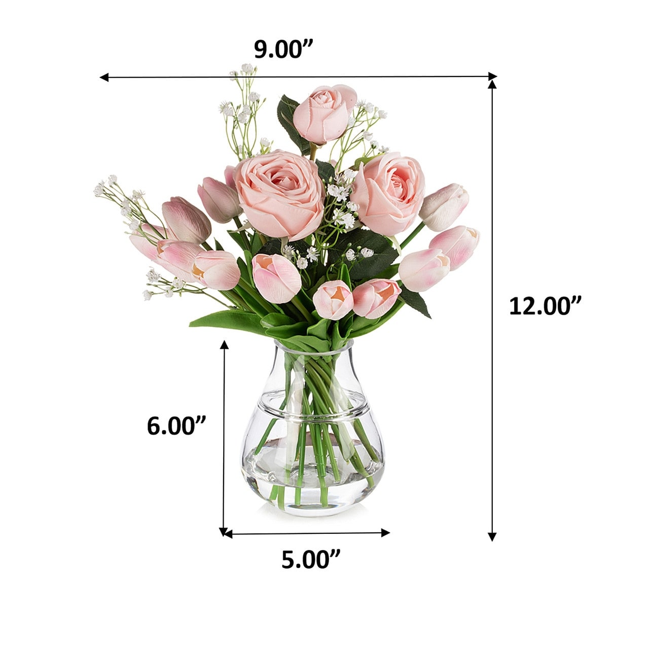 4/Set Wispy Spring Flower Picks 18 - H- 18.00 in. W - 2.00 in. L - 2.00  in. - Bed Bath & Beyond - 32400978