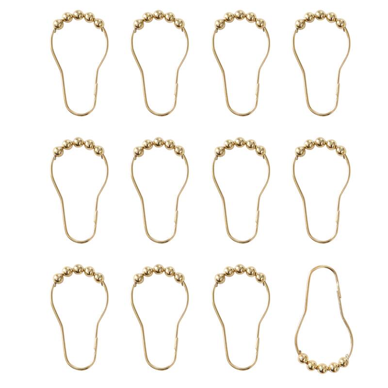 Juicy Couture 13-Piece Shower Curtain and Hooks Set