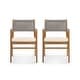preview thumbnail 4 of 23, Captef Outdoor 5-piece acacia wood Dining Set by Christopher Knight Home