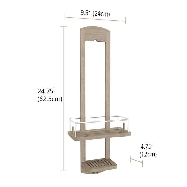 The Original Moa Small Teak Shower Caddy Bed Bath & Beyond 39390165