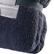 preview thumbnail 5 of 6, 60 in. x 72 in.Ink Blue Oversided Sherpa Throw Blanket(2 Pack Set of 2)