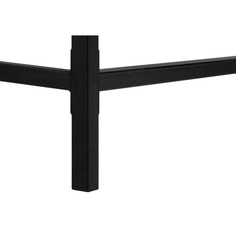 Computer Desk, Home Office, Laptop, Storage Drawers, 48"l, Work, Brown Laminate, Black Metal, Contemporary, Modern