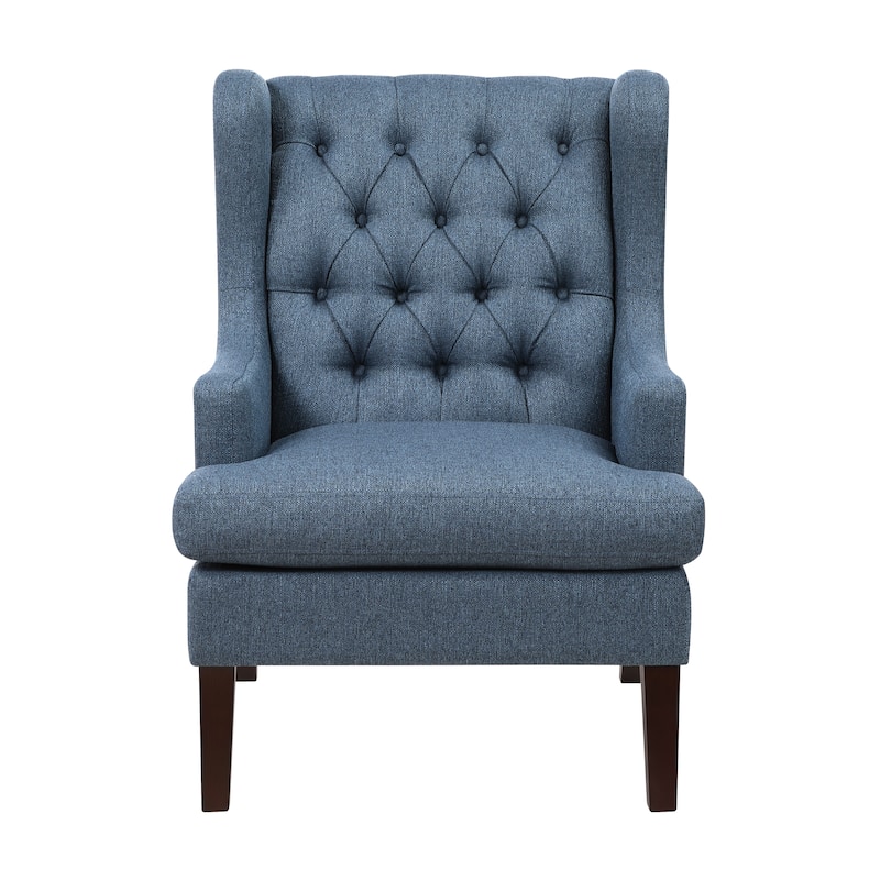 Haven 29" Textured Accent Chair - Button-tufted Chair Back