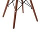preview thumbnail 8 of 8, Modern Upholstered Dining Chairs with Walnut Curved Back, Set of 2