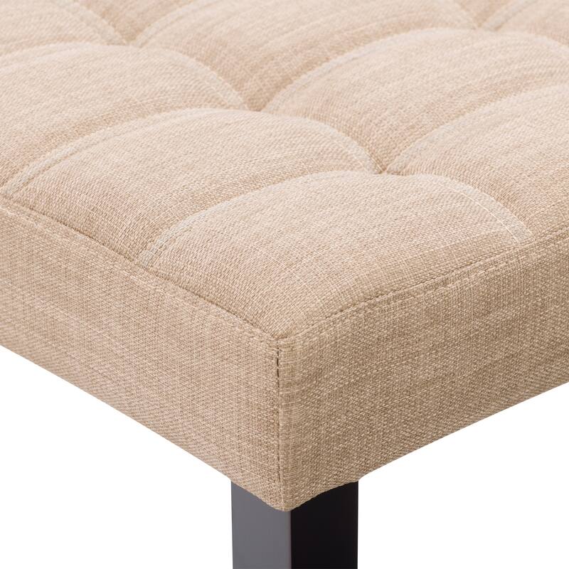 CorLiving California Fabric Tufted Bench