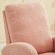 preview thumbnail 53 of 75, Upholstered Rocking Chair Nursery Chair with High Back and Side Pocket