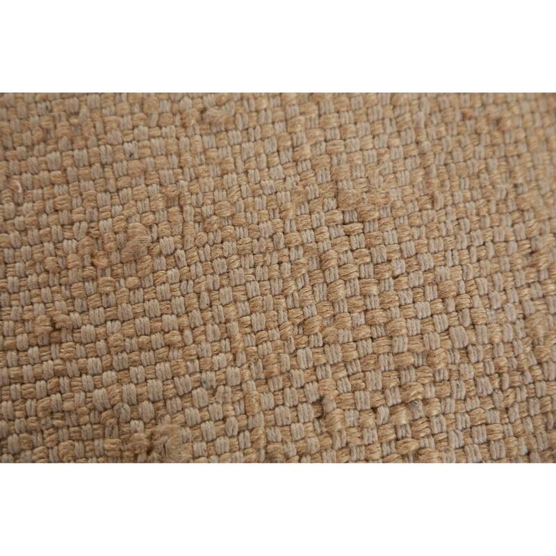 Hand Woven Oriental 100% Jute Carpet Southwestern Modern Beige & Ivories Kilim Area Rug - 9' 3'' X 8' 11''