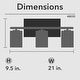 preview thumbnail 10 of 40, Hunter Kerrison Bathroom Vanity Wall Light, Damp Rated, Contemporary