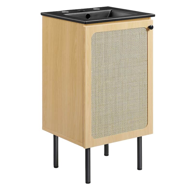 Chaucer Bathroom Vanity with Black Basin Included