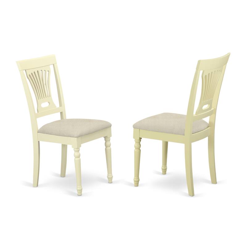 HomeStock 5-Piece Buttermilk and Cherry Finish Solid Wood Top Dining table with 4 Chairs with Lattice Back