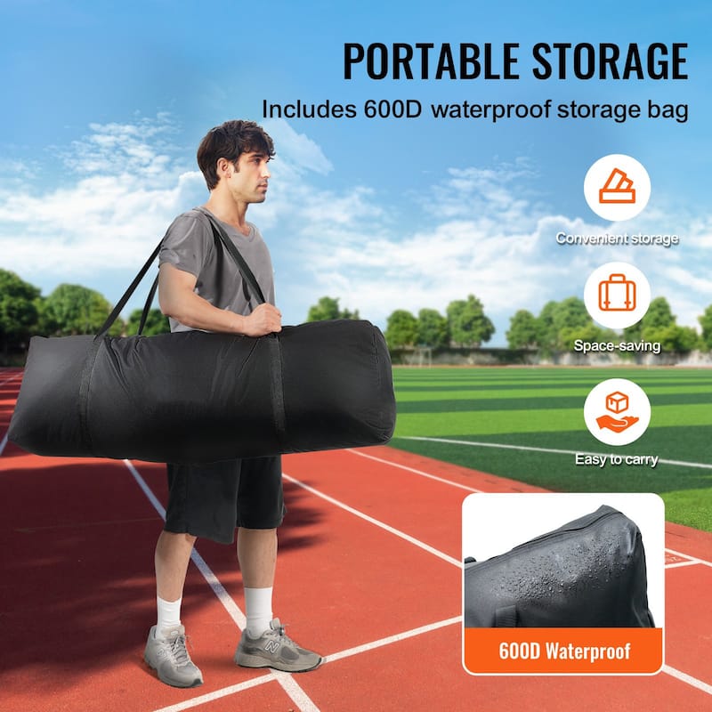 7x7 Feet L Screen Portable Baseball and Softball Safety Screen with Carry Bag
