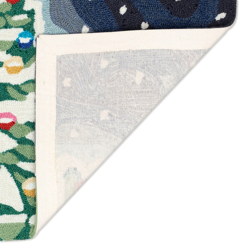 Liora Manne Frontporch Xmas Tree Indoor/Outdoor Mat