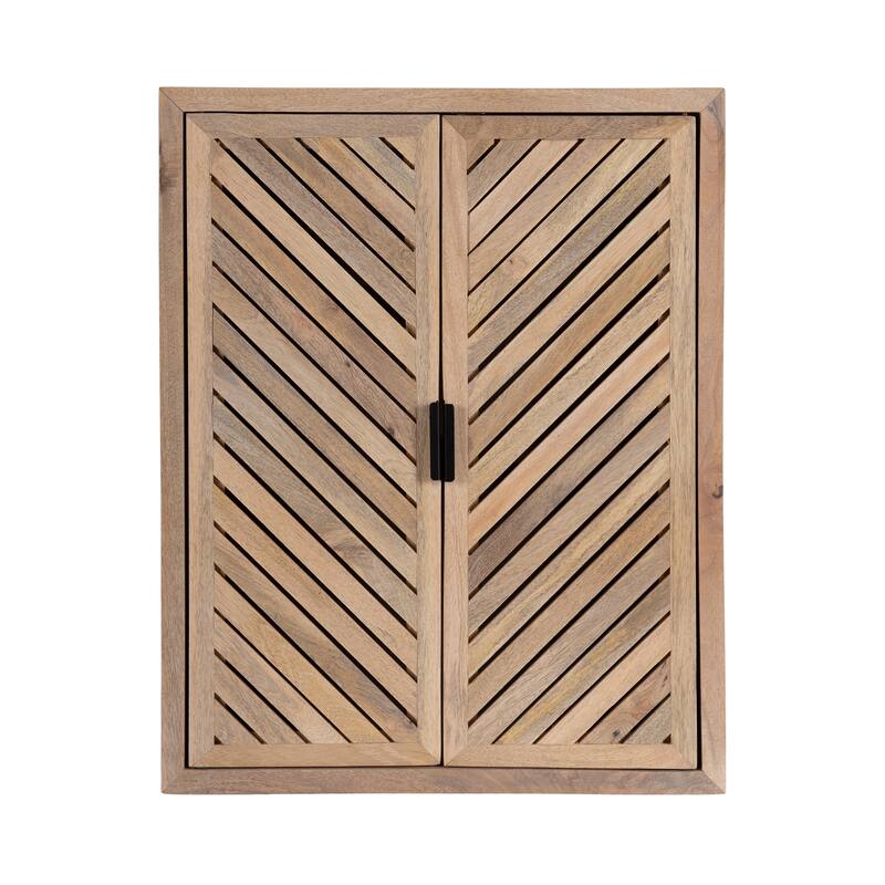 Kate and Laurel Mezzeta Tall 2-Door Bath Cabinet
