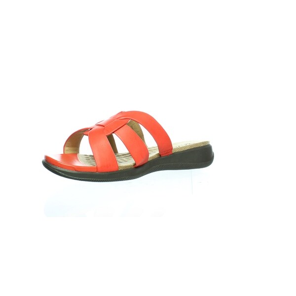 womens red sandals size 11