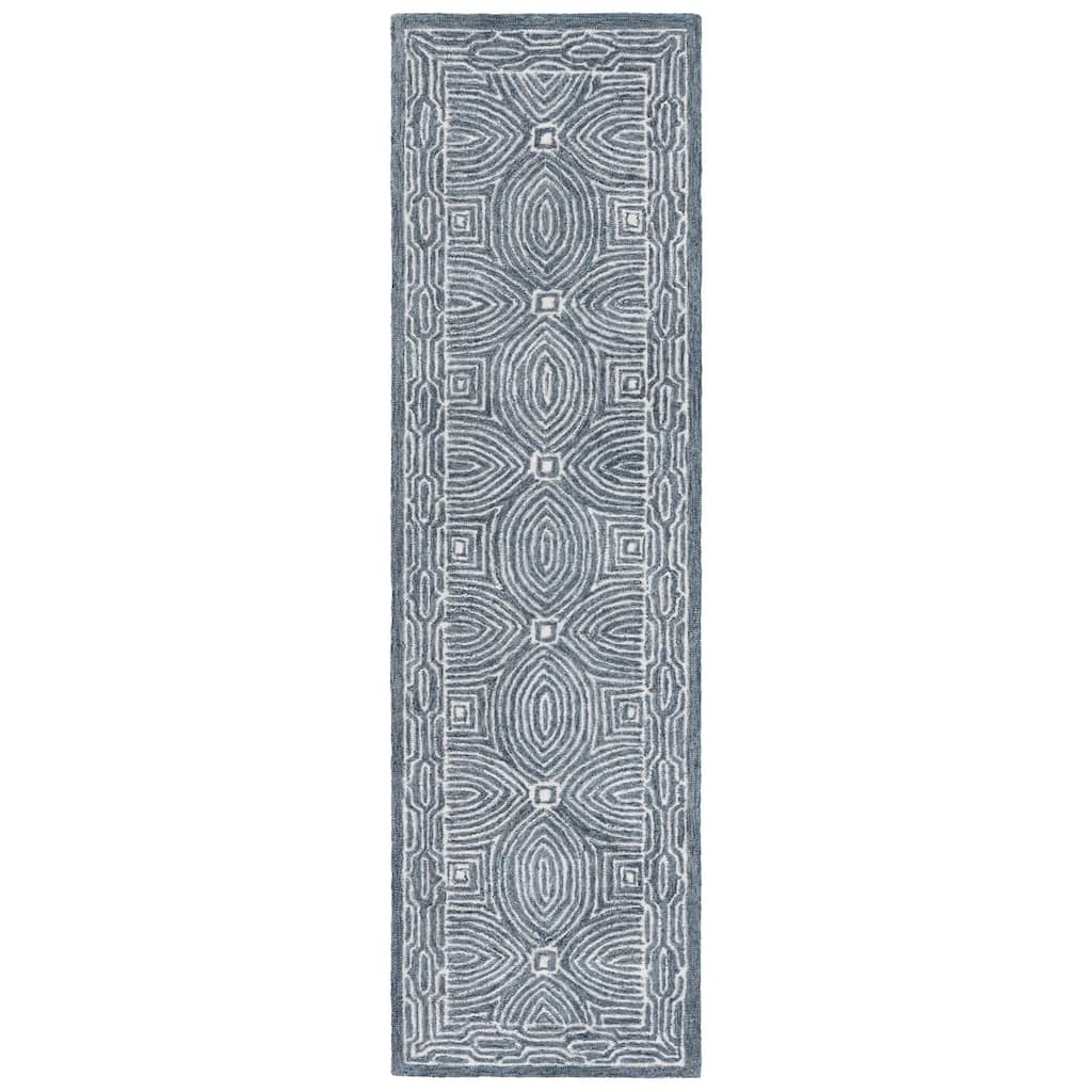 SAFAVIEH Handmade Micro-Loop Marve Transitional Wool Rug