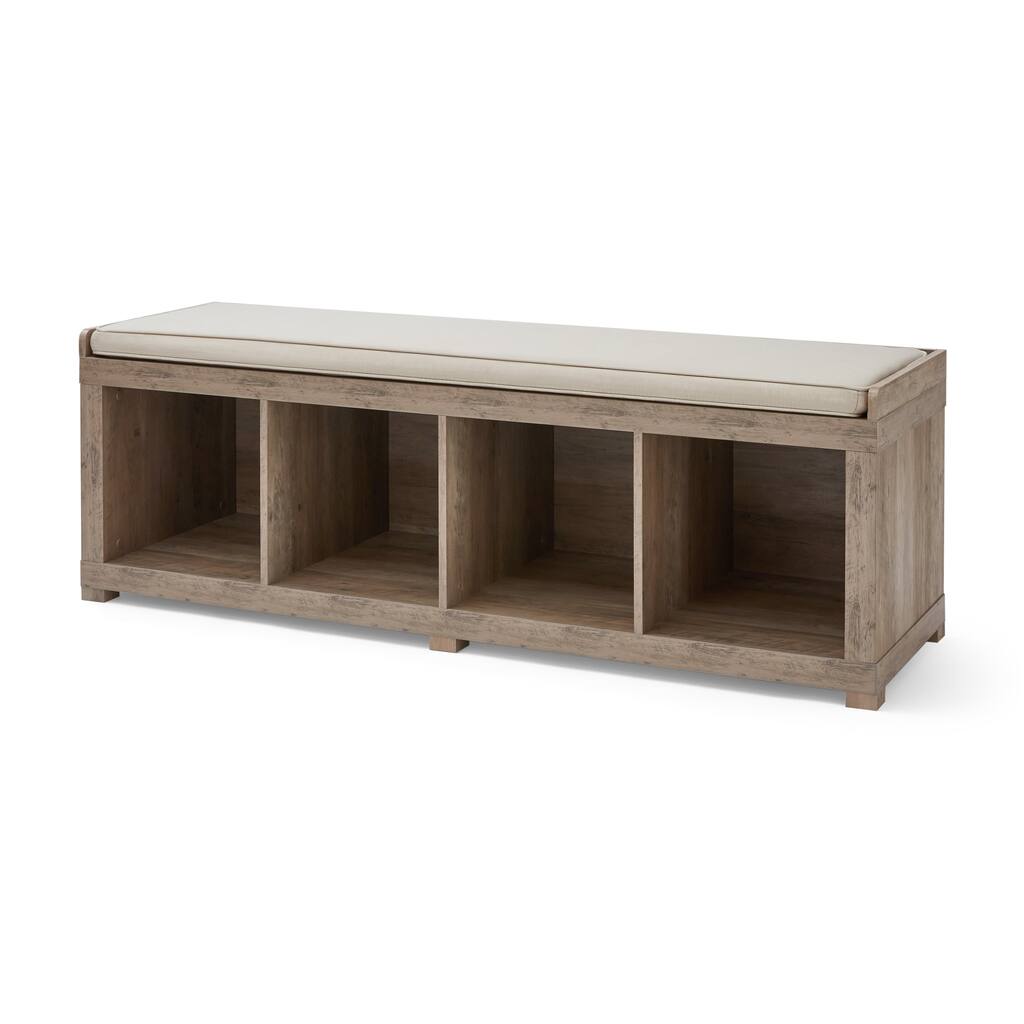 4-Cube Storage Bench