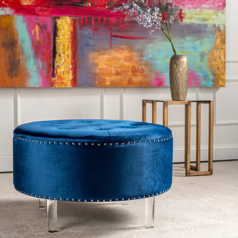 Magnolia Wooden Storage Stool