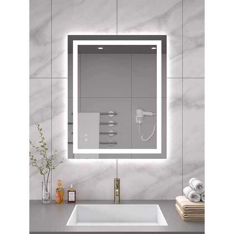 LED Mirror Backlit Front Lighted Bathroom Vanity Mirror - 24"x32"