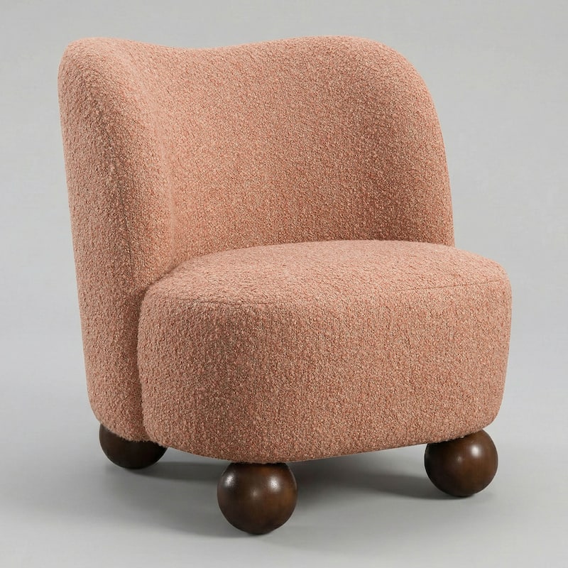 Furniture of America Velra Modern 28-inch Boucle Wing Accent Chair