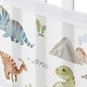 preview thumbnail 5 of 4, Sweet Jojo Designs + BreathableBaby Breathable Mesh Crib Liner Watercolor Dinosaur Dino Boy Animal Modern Jurassic - Multicolor