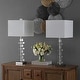 preview thumbnail 16 of 19, SAFAVIEH Lighting 28 inch Crystal Deco Crystal Table Lamp (Set of 2)