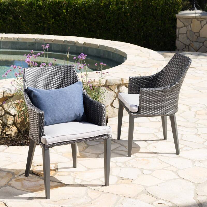 Classic Outdoor Patio Lounge Tanning Chair Set, Anti-rust & Anti-uv for Lawn, Gardens Terraces & Poolside