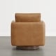 preview thumbnail 49 of 67, Spruce & Spring Rebecca Swivel Accent Chair Armchair with Back Cushion