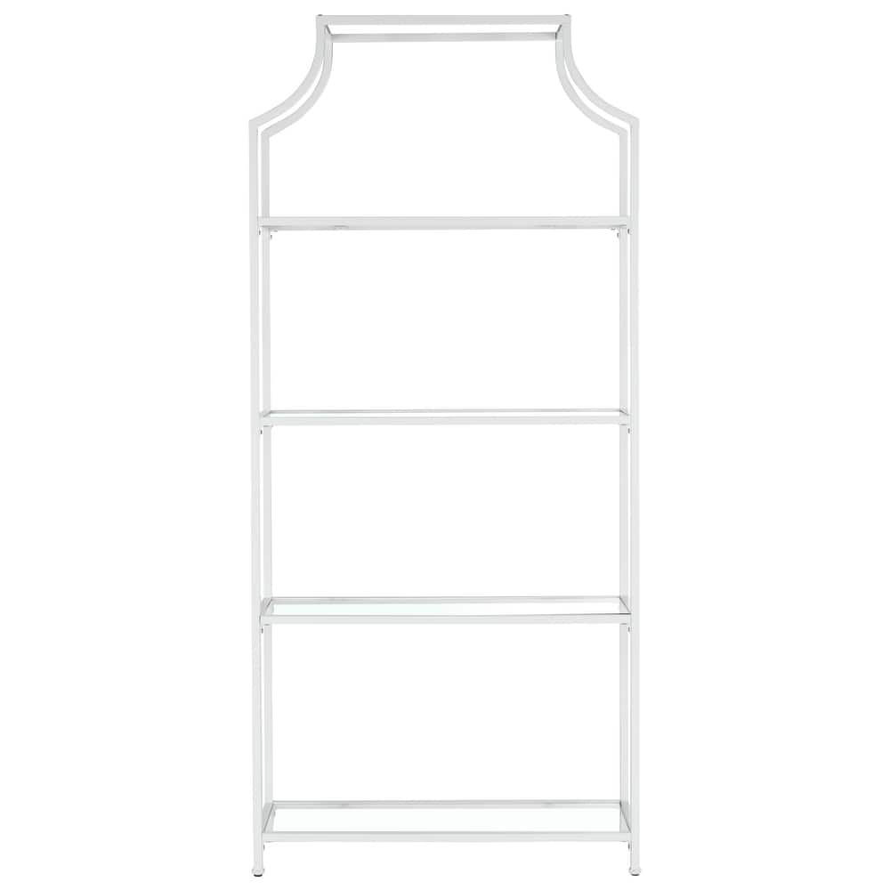 SAFAVIEH Sheron 4-Tier White Etagere - 36" x 12" x 80" - 36Wx12Dx80H