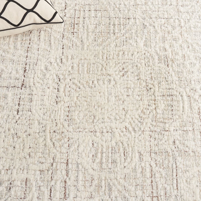 SAFAVIEH Handmade Ebony Dita Modern Floral Wool Rug