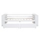 preview thumbnail 28 of 26, Daybed with Storage Shelves and 2 Drawers, Wood Sofa Bed Frame Storage Platform Bed for Kids Adults, No Box Spring Needed