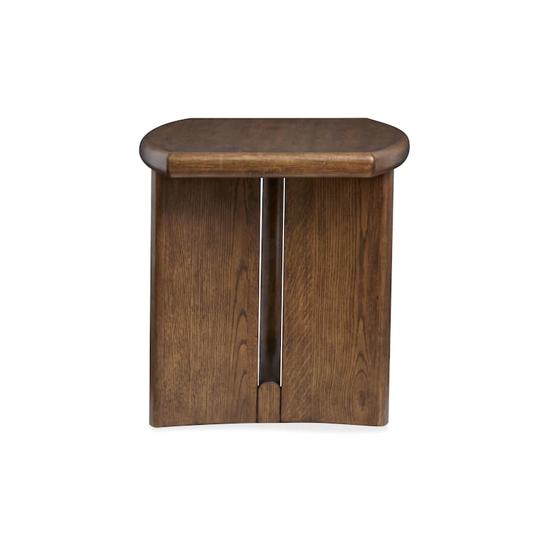 Magnussen Home Phoebe Sienna Brown Rectangular End Table - 22''W x 26''D x 23''H