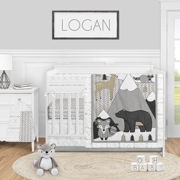 deer crib bedding set girl