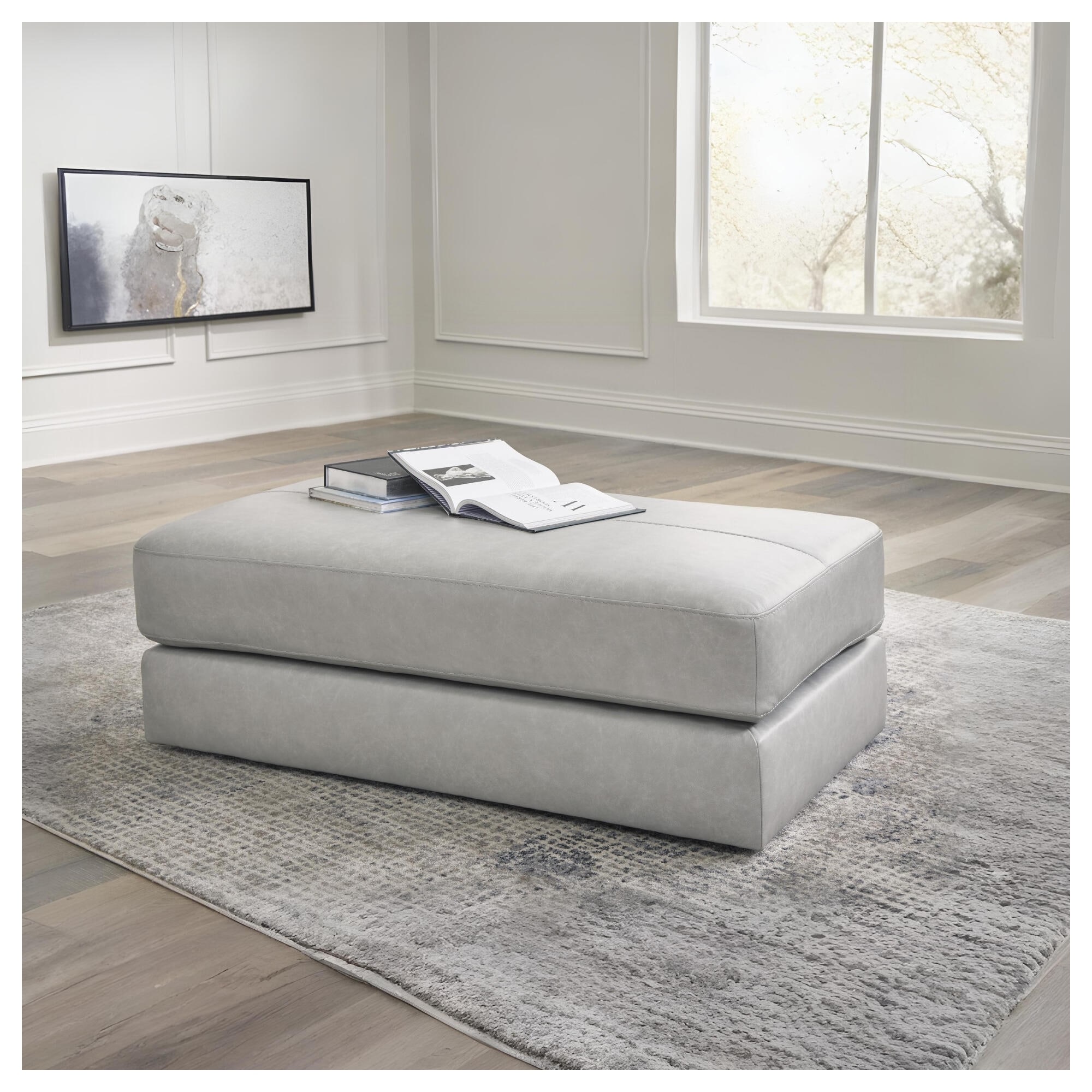 Signature Design by Ashley Amiata Oversized Accent Ottoman