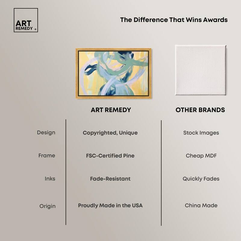 Entangled Embrace I Canvas by Art Remedy