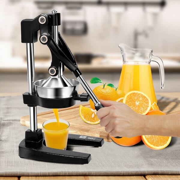 Shop Gymax Juice Squeezer Hand Press Manual Fruit Juicer As Pic