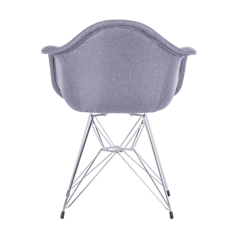 Porthos Home Upholstered Dining Armchairs w/ Metal Legs (Set of 2) - N/A