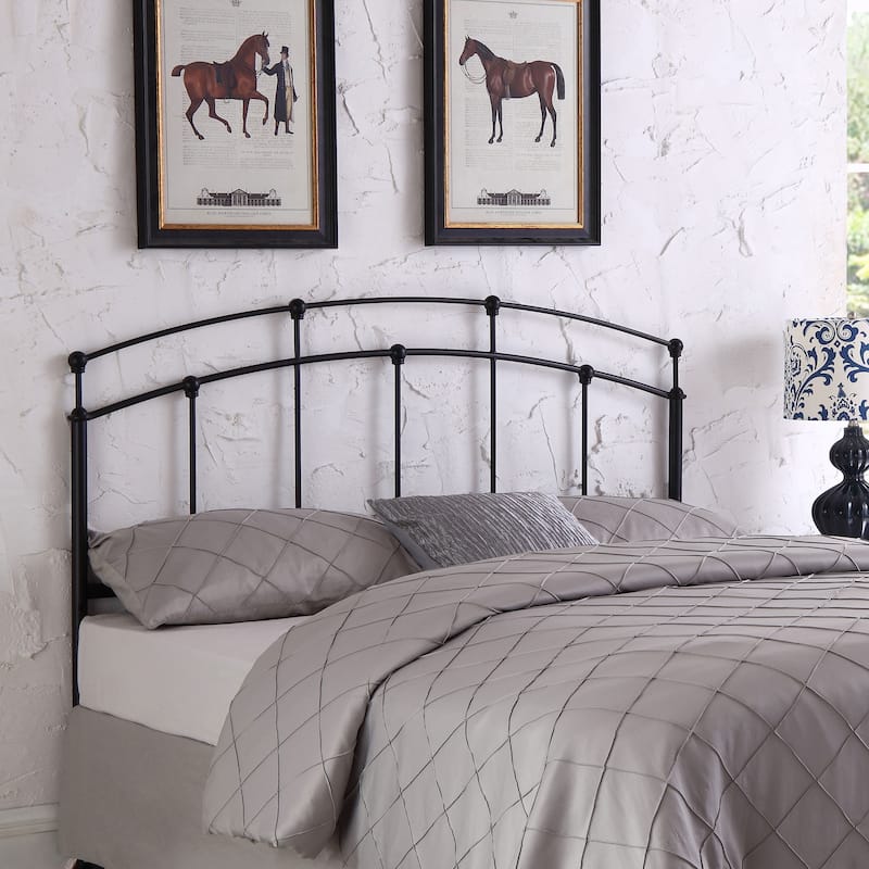 Bryant Metal Queen or Full Open Frame Headboard Black