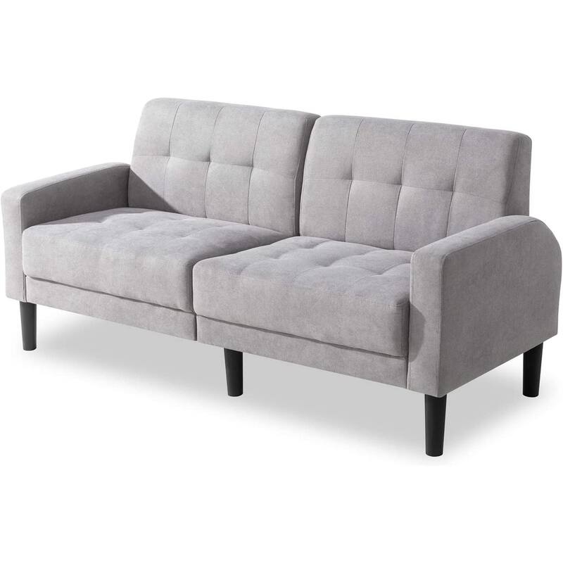 Futzca 63-inch Small Modern Tufted Upholstered Loveseat