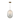 Artcraft Vita - 1-Light Pendant - White/Brass